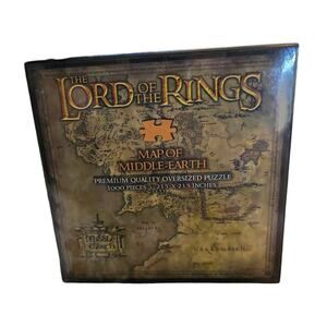 Lord of Rings Map of Middle Earth 1000 Piece Jigsaw Puzzle Noble Collection
